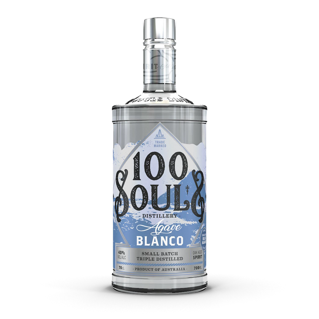 100 Souls Agave Spirit Blanco 700ml. Swifty's Beverages.