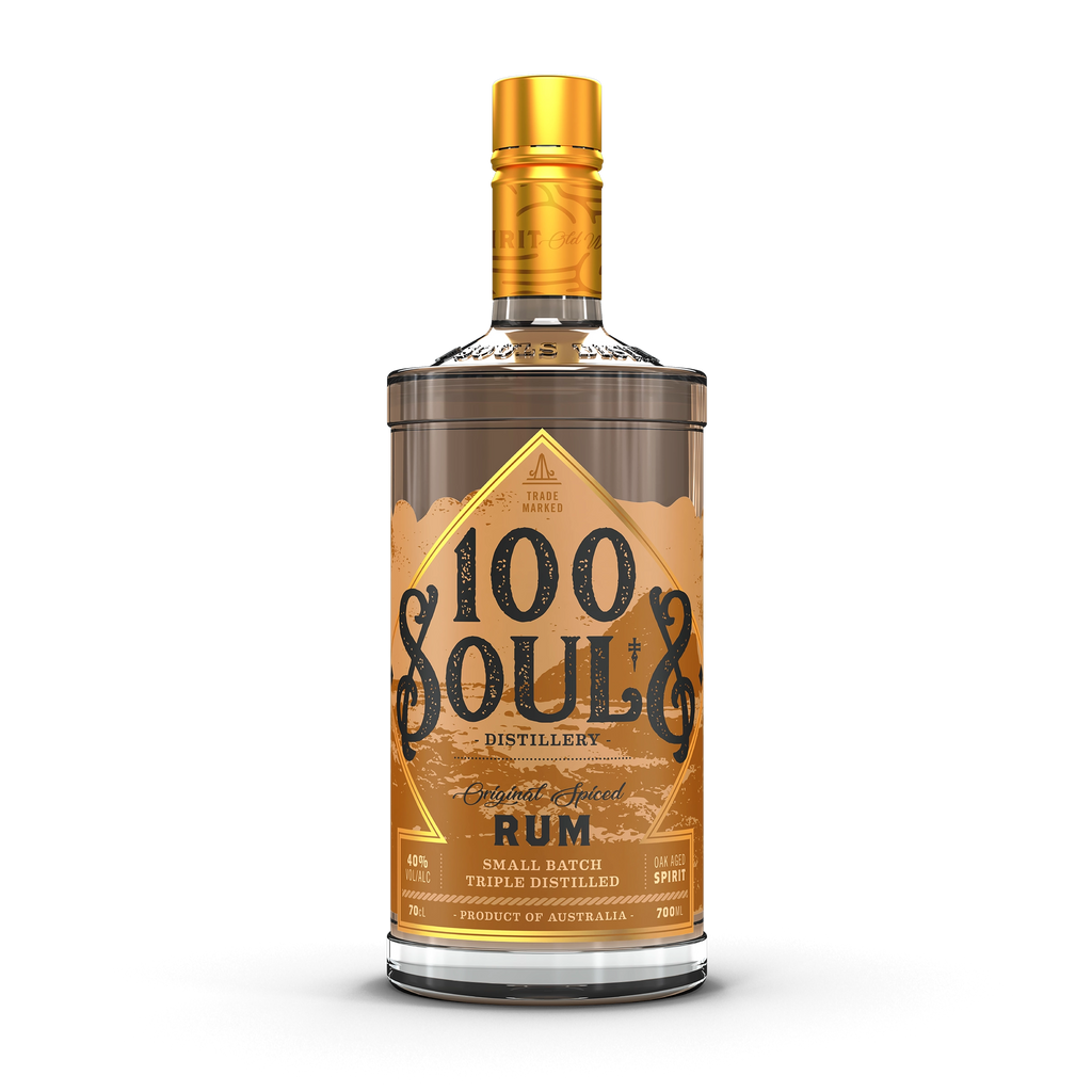 100 Souls Original Spiced Dark Rum 700ml. Swifty's Beverages.