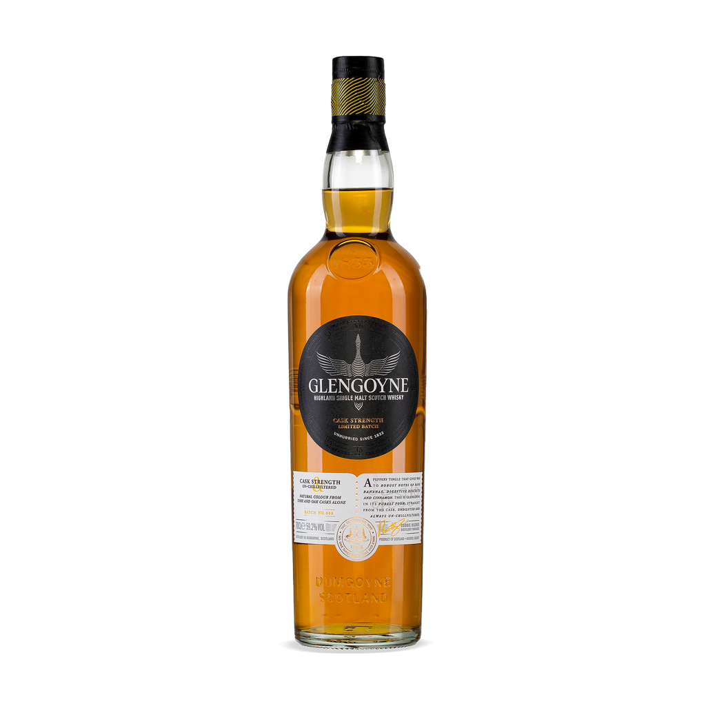 Glengoyne Single Malt Cask Strength 700ml. Swifty's Beverages