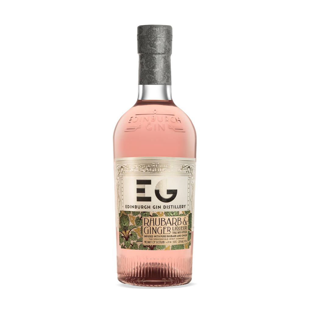 Edinburgh Rhubarb and Ginger Gin Liqueur 500ml. Swifty's Beverages