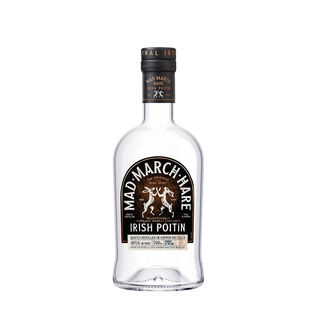 Mad March Hare Irish Poitin 700ml. Swifty's Beverages.